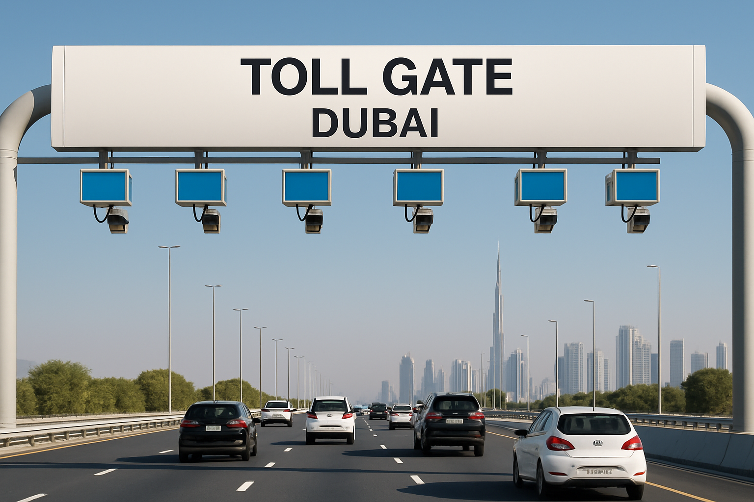 Efficient toll collection system on Dubai roads